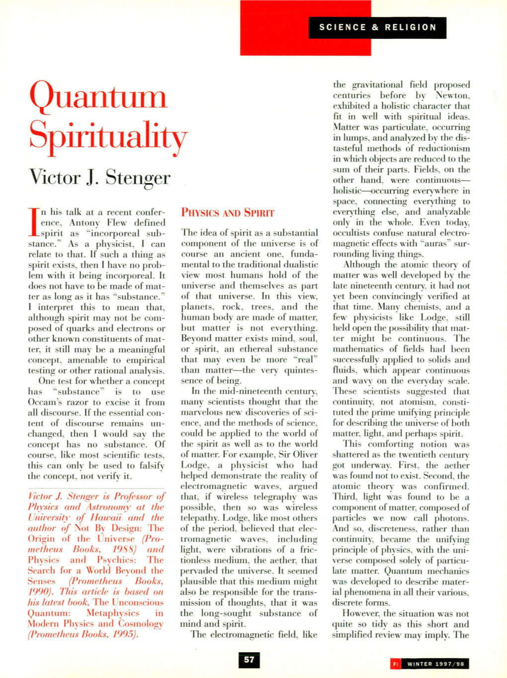 Quantum Spirituality