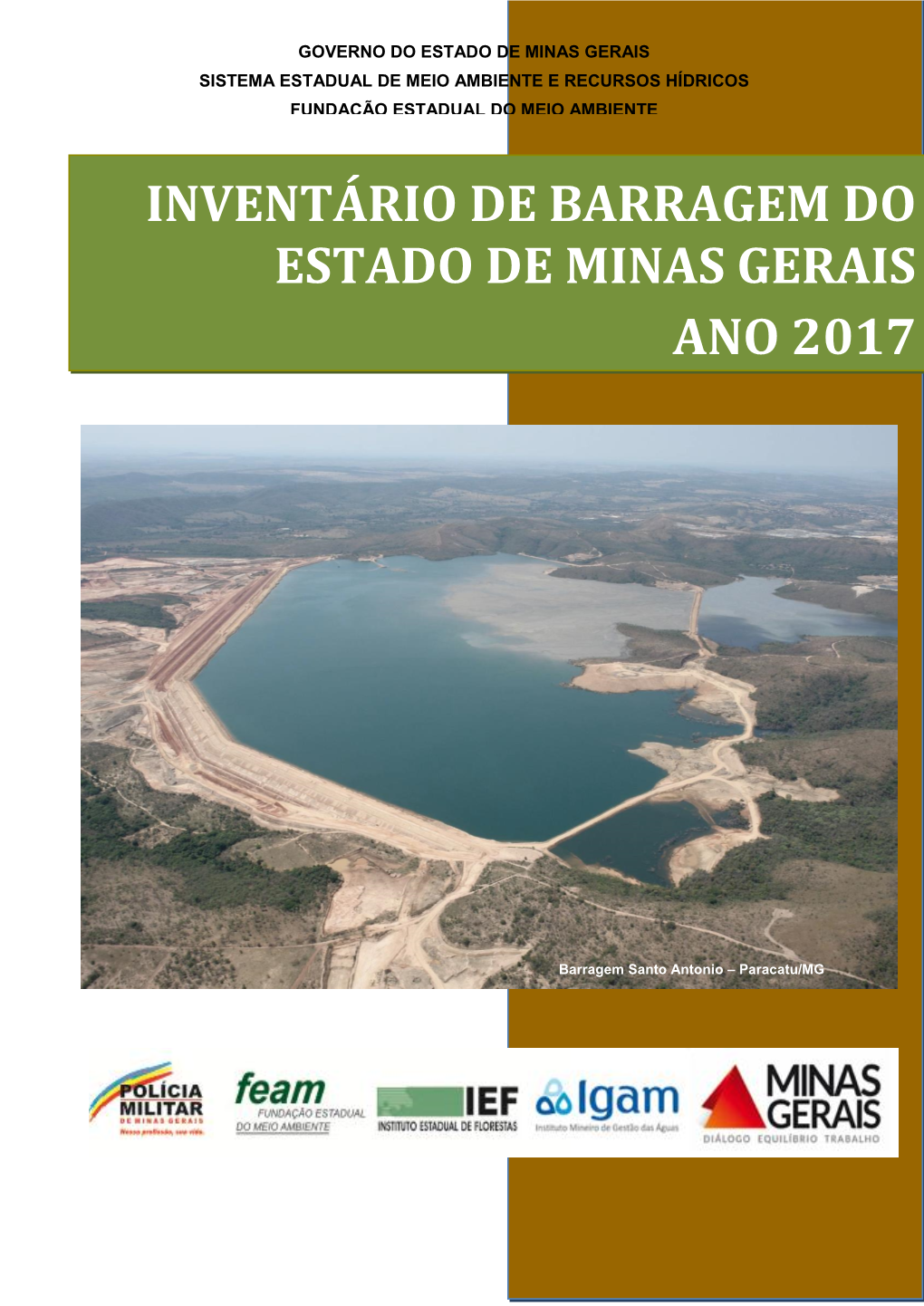 Inventário De Barragem Do Estado De Minas Gerais Ano 2017