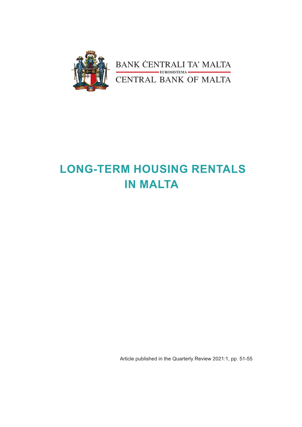 Long-Term Housing Rentals in Malta