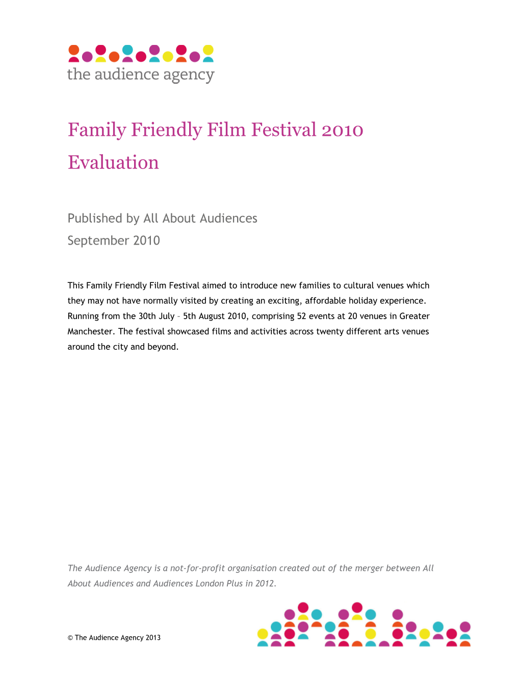 Family Friendly Film Festival 2010 Evaluation