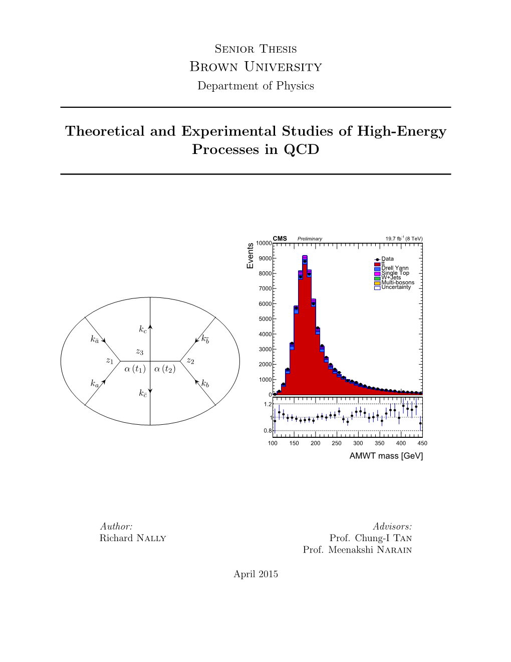 Brown University Theoretical and Experimental Studies of High