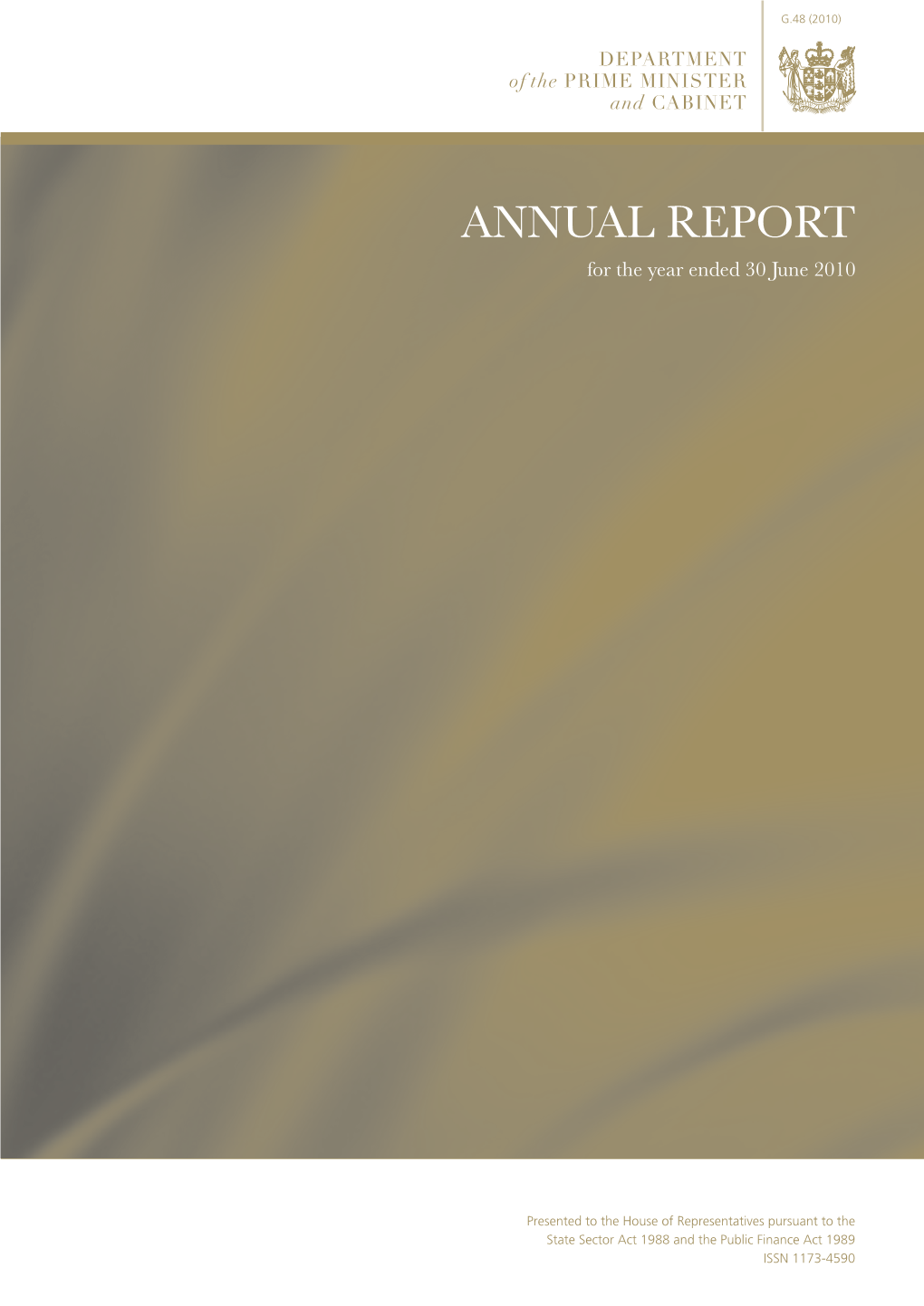 Annual Report: Department of the Prime Minister and Cabinet Annual