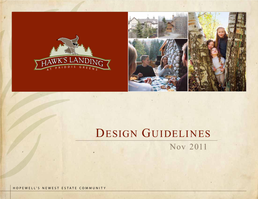 DESIGN GUIDELINES Nov 2011