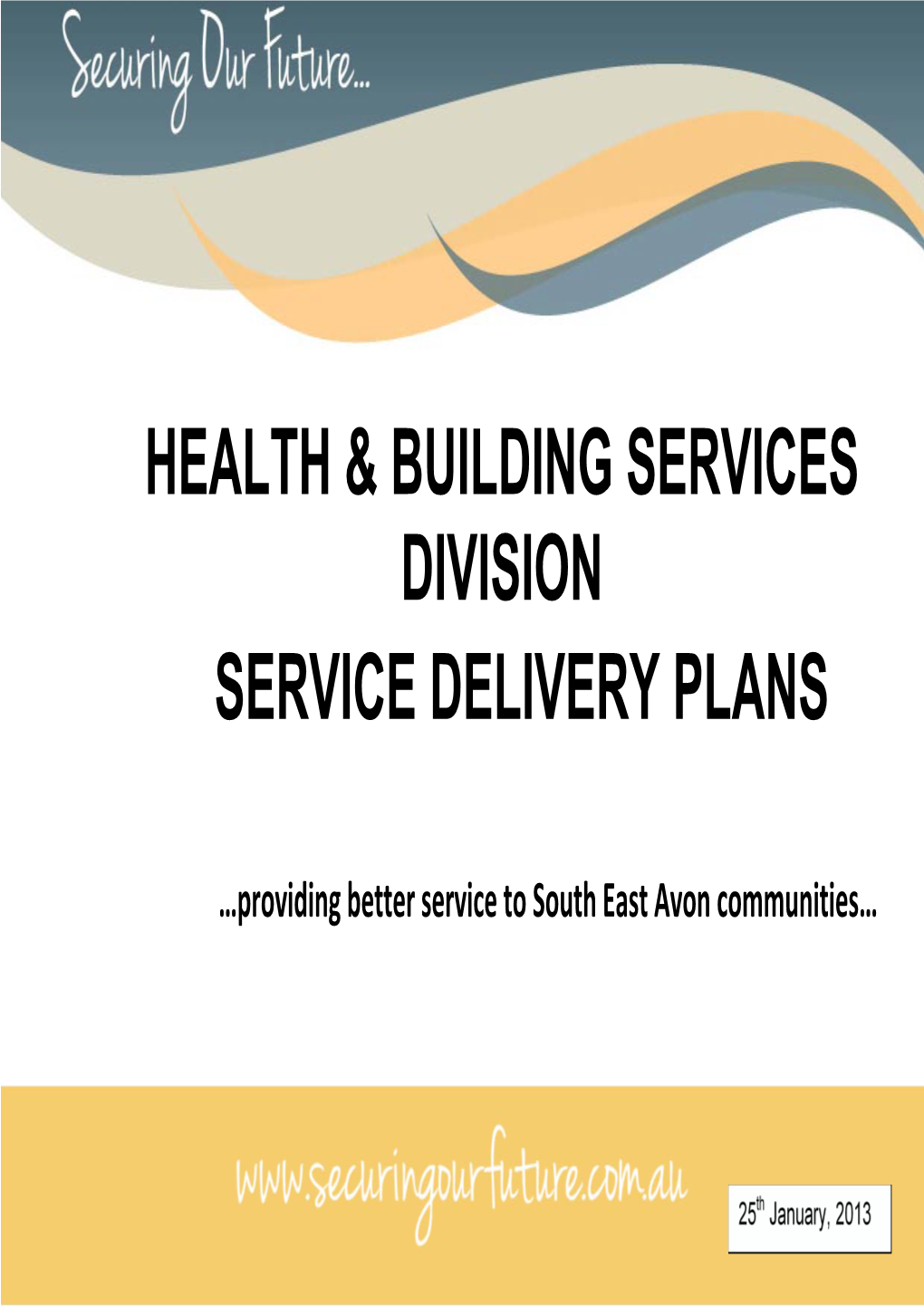 Health & Building Services Division Service