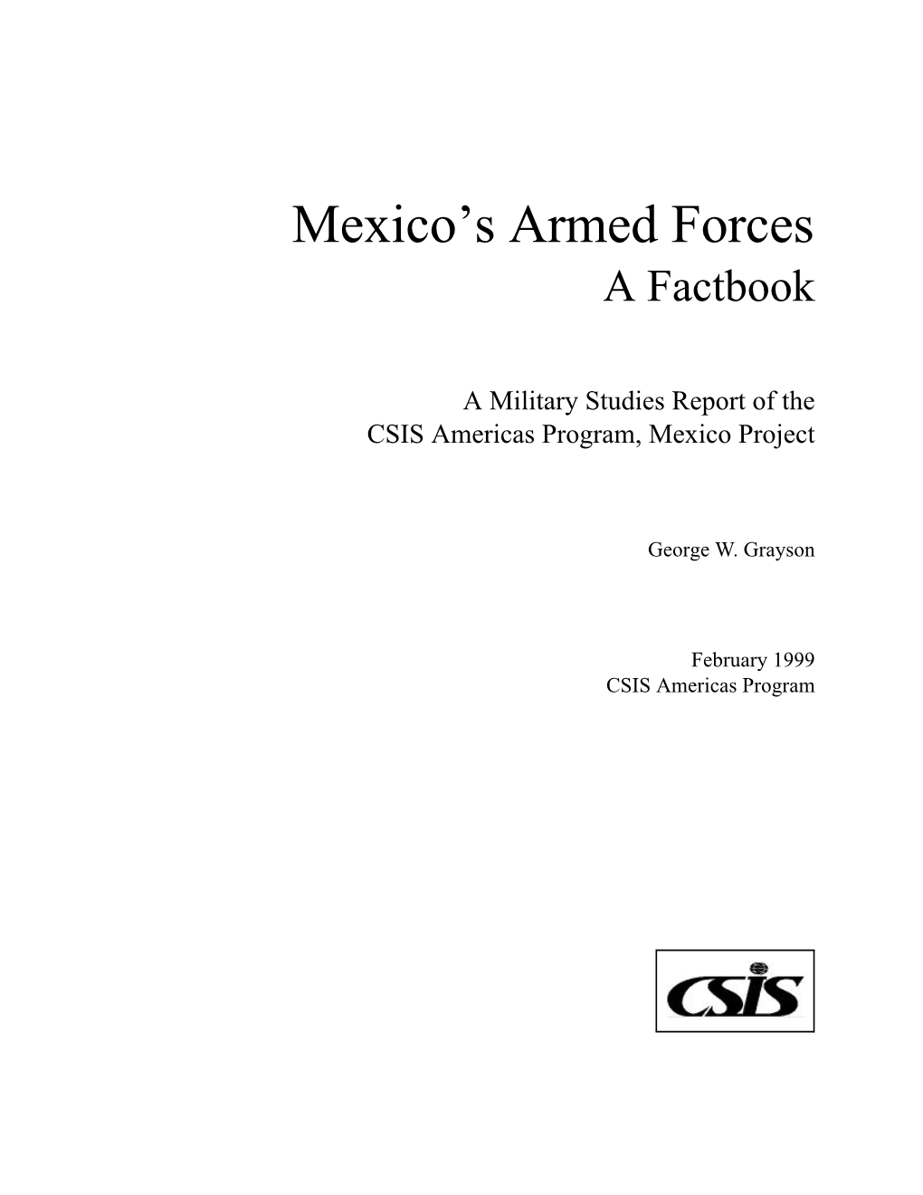 Mexico's Armed Forces