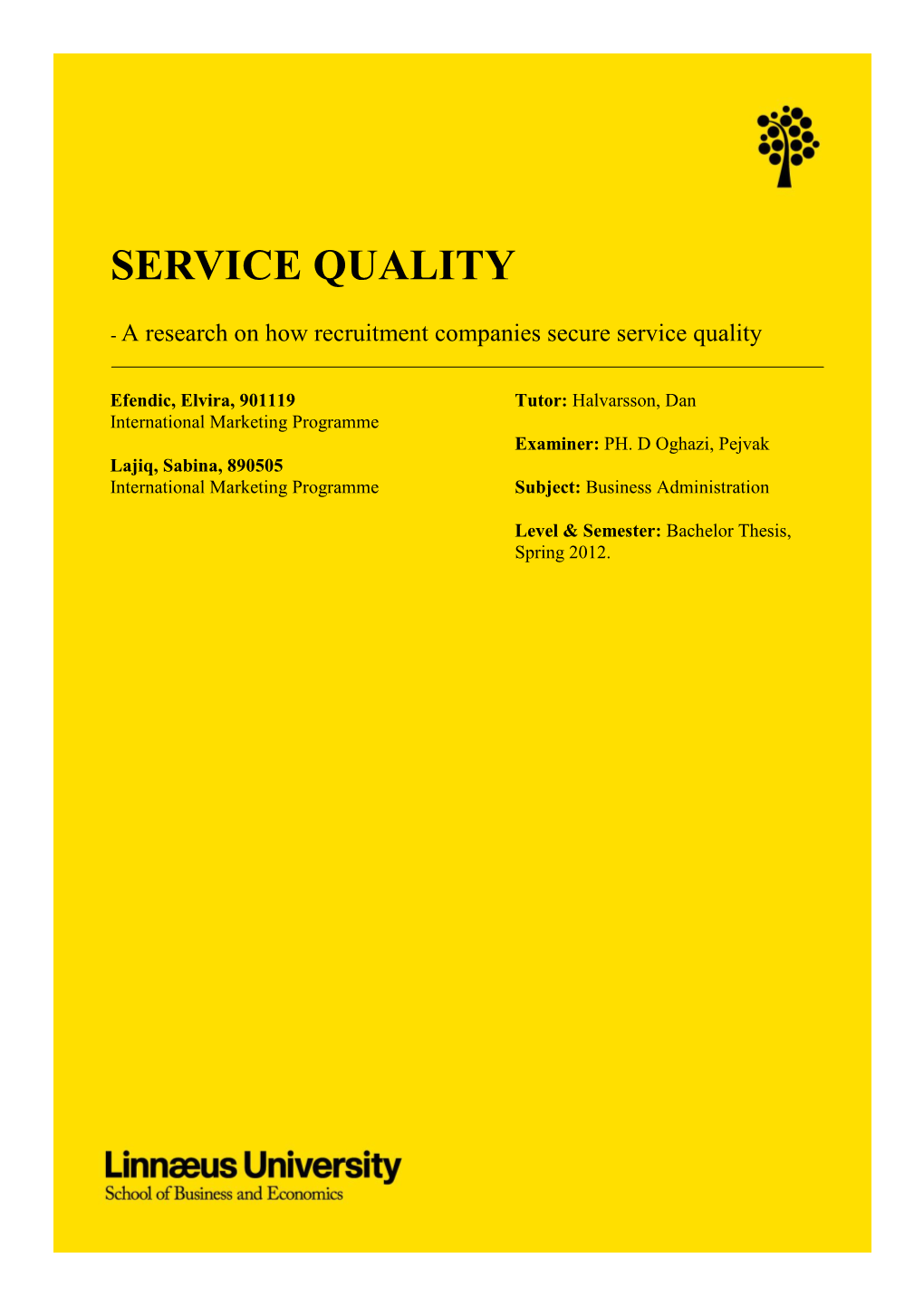 Service Quality