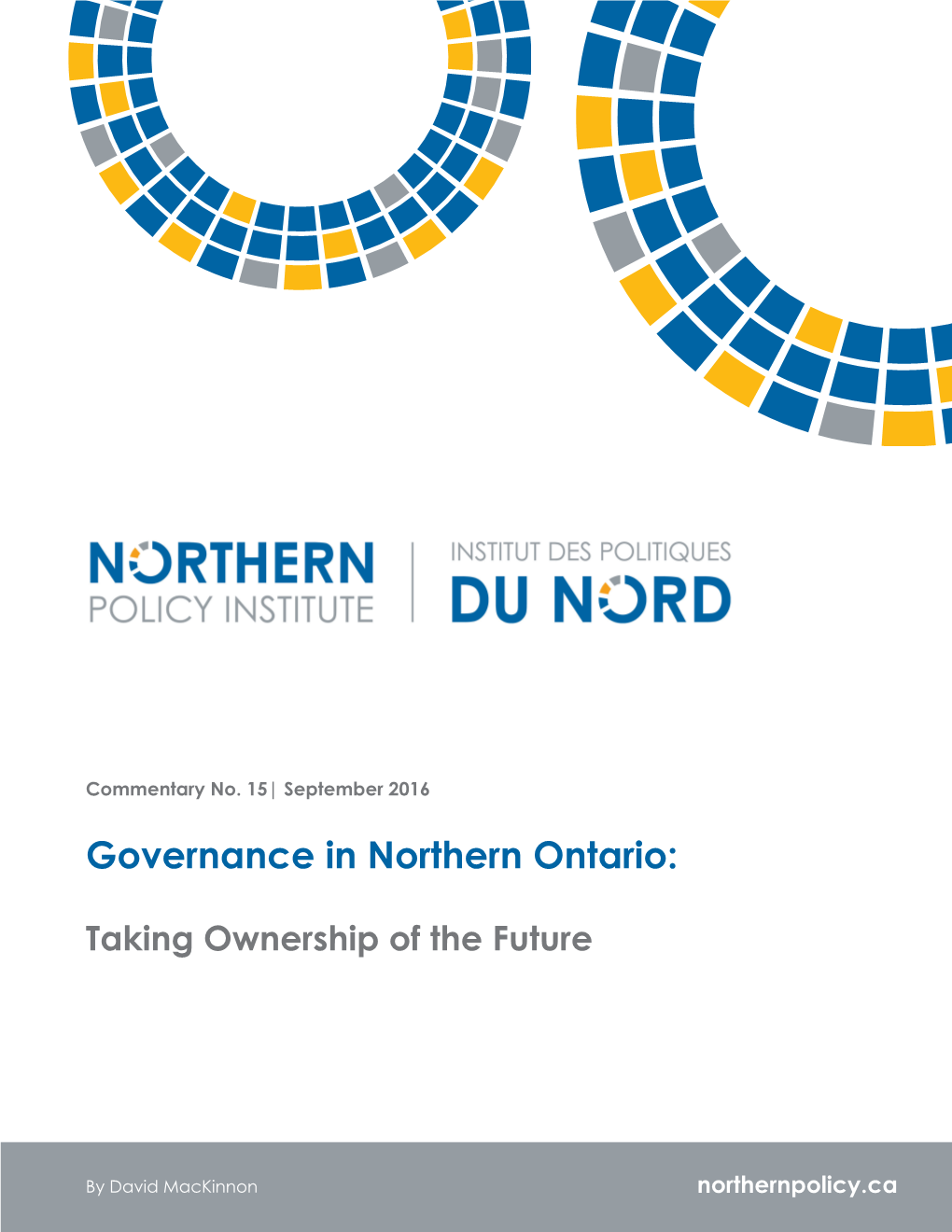 Governance in Northern Ontario