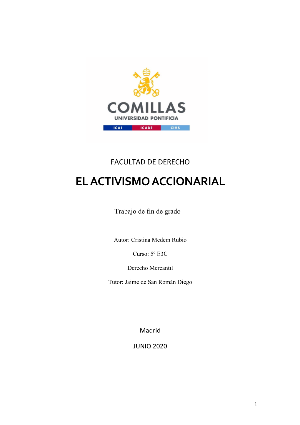 El Activismo Accionarial