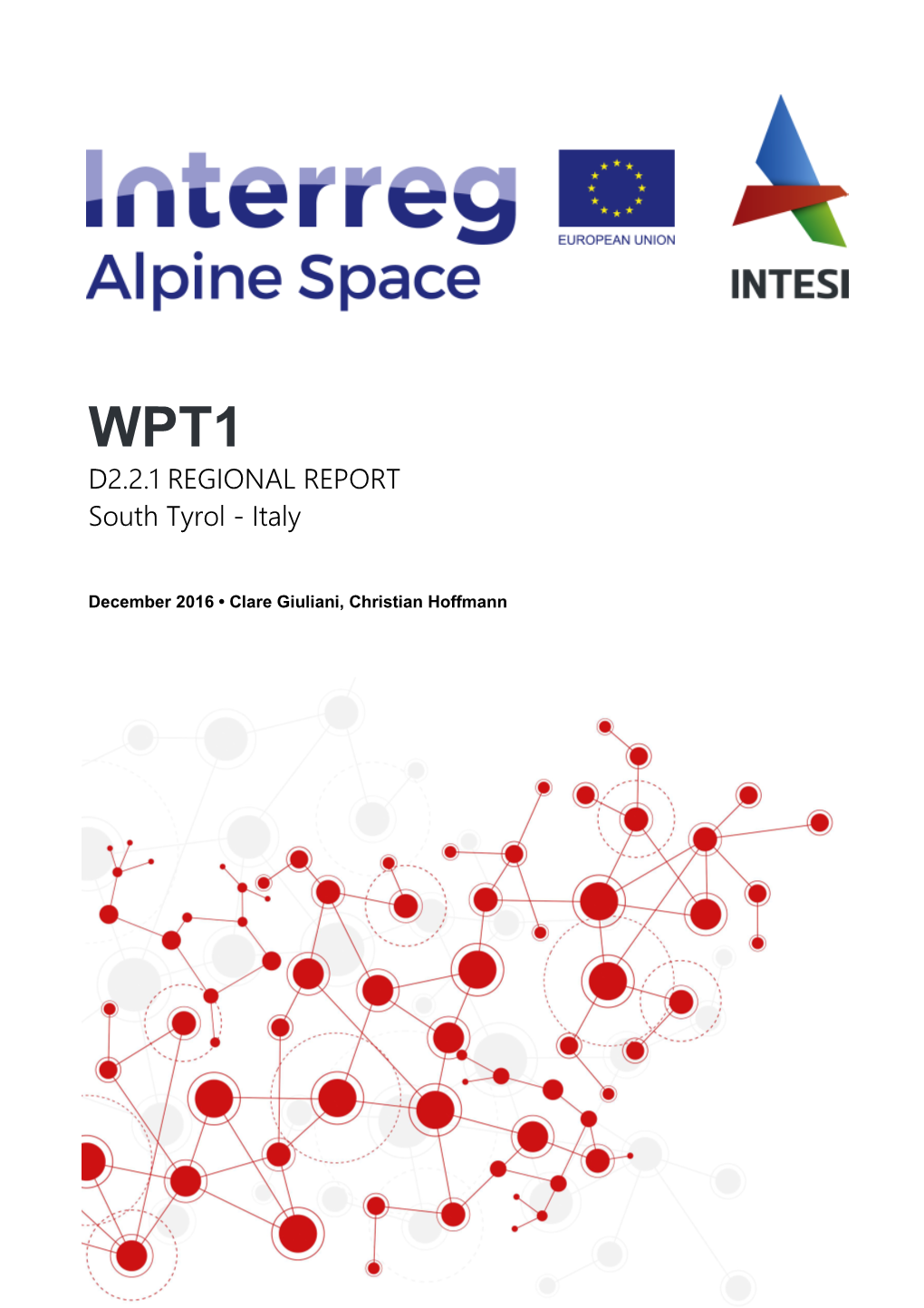 D2.2.1 REGIONAL REPORT South Tyrol - Italy