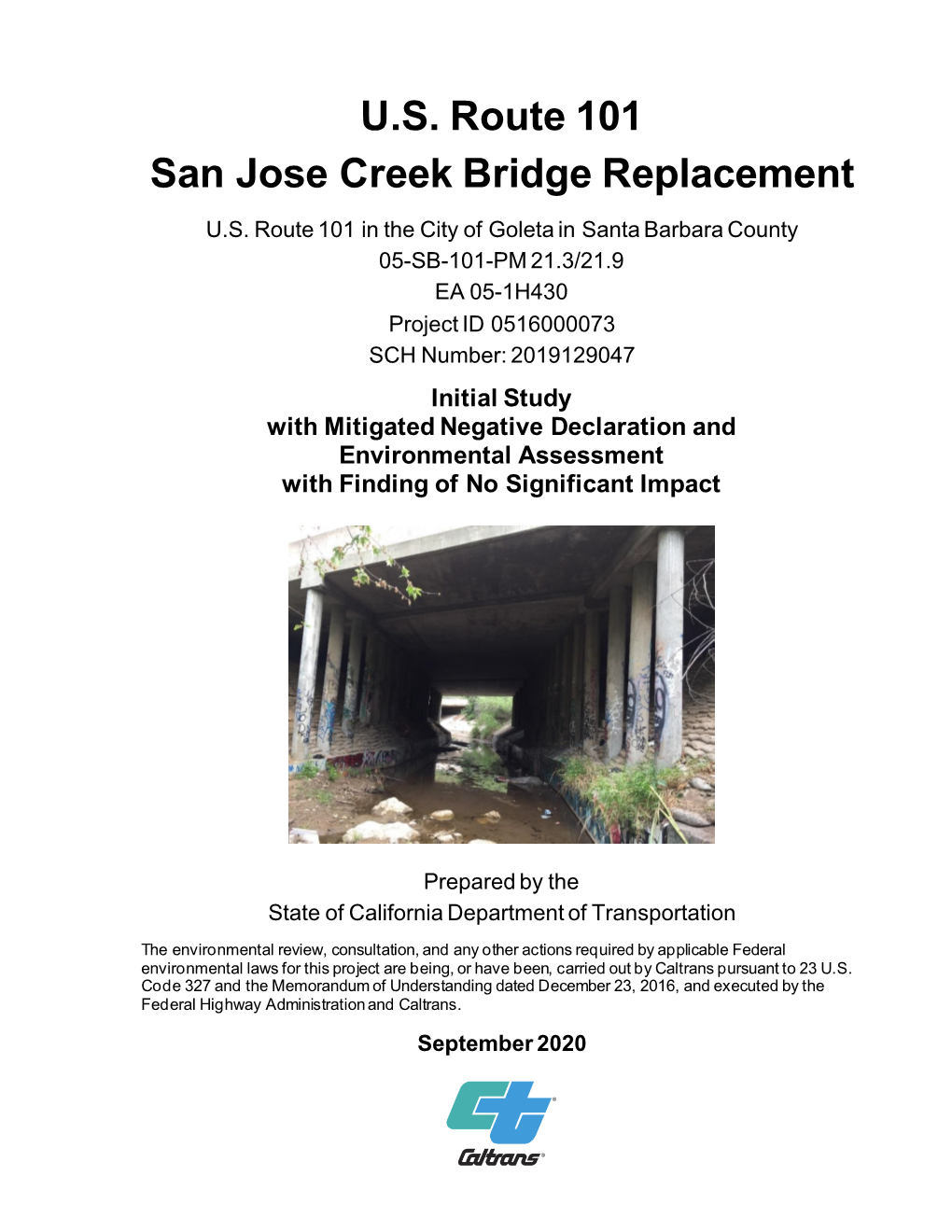 US Route 101 San Jose Creek Bridge Replacement