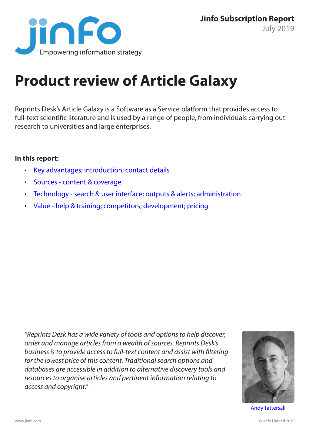 Product Review of Article Galaxy