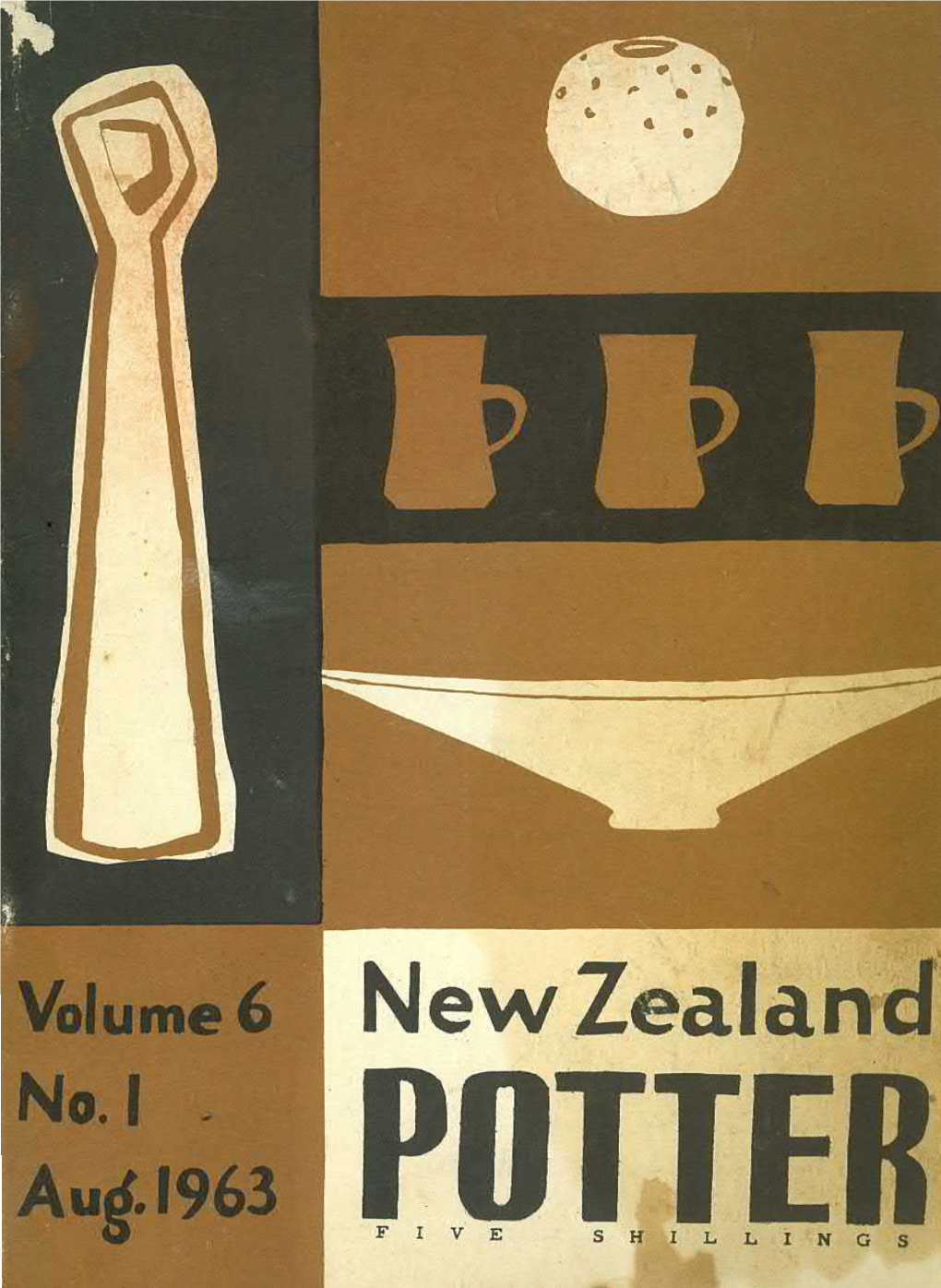 New Zealand Potter Volume 6 Number 1, August 1963