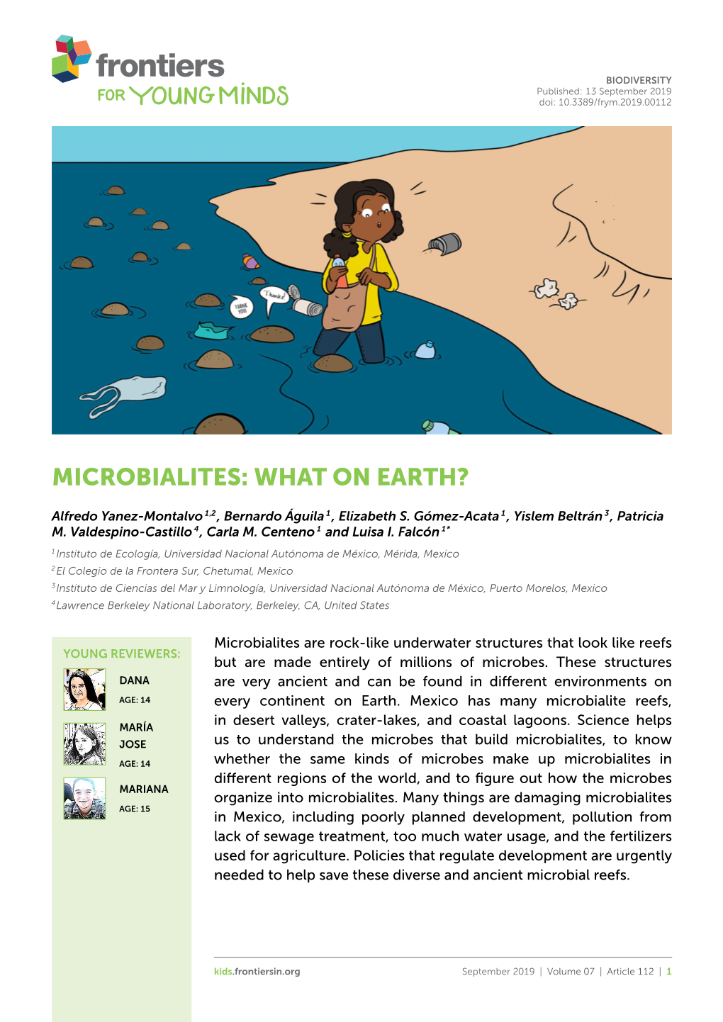 Microbialites: What on Earth?