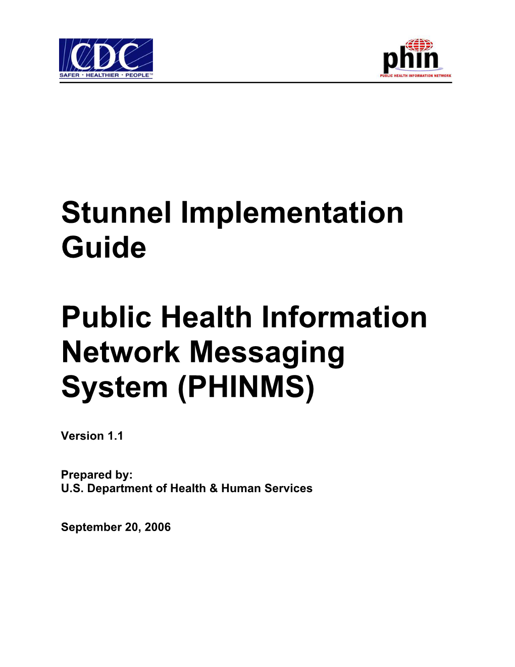 PHINMS Stunnel Implementation Guide Pdf Icon[2 MB, 56 Pages]