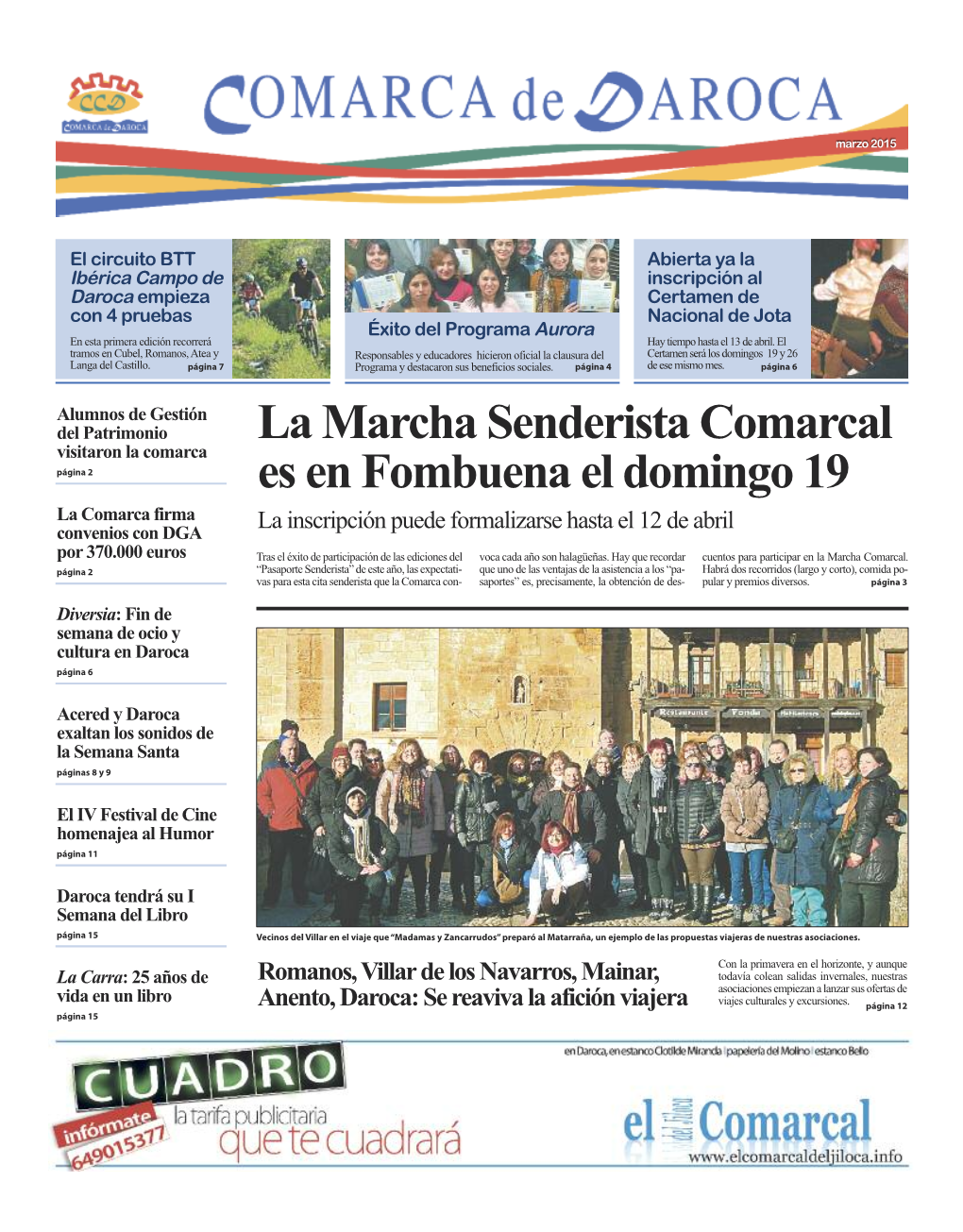 La Marcha Senderista Comarcal Es En Fombuena El Domingo 19