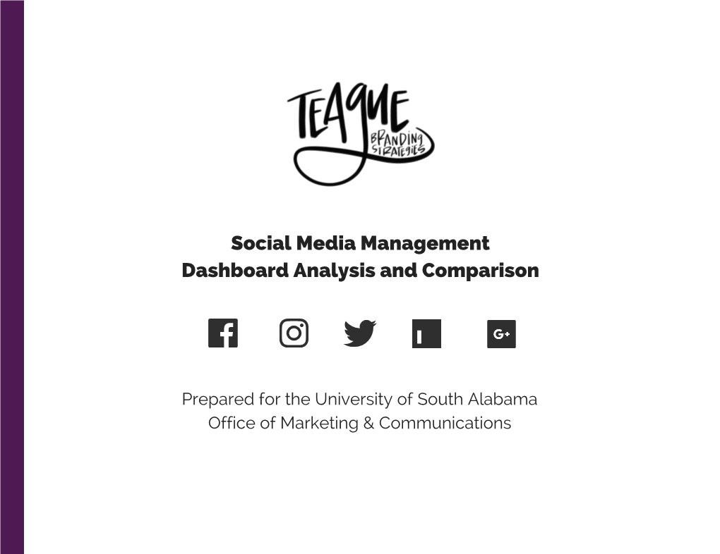 Social Media Dashboard Analysis