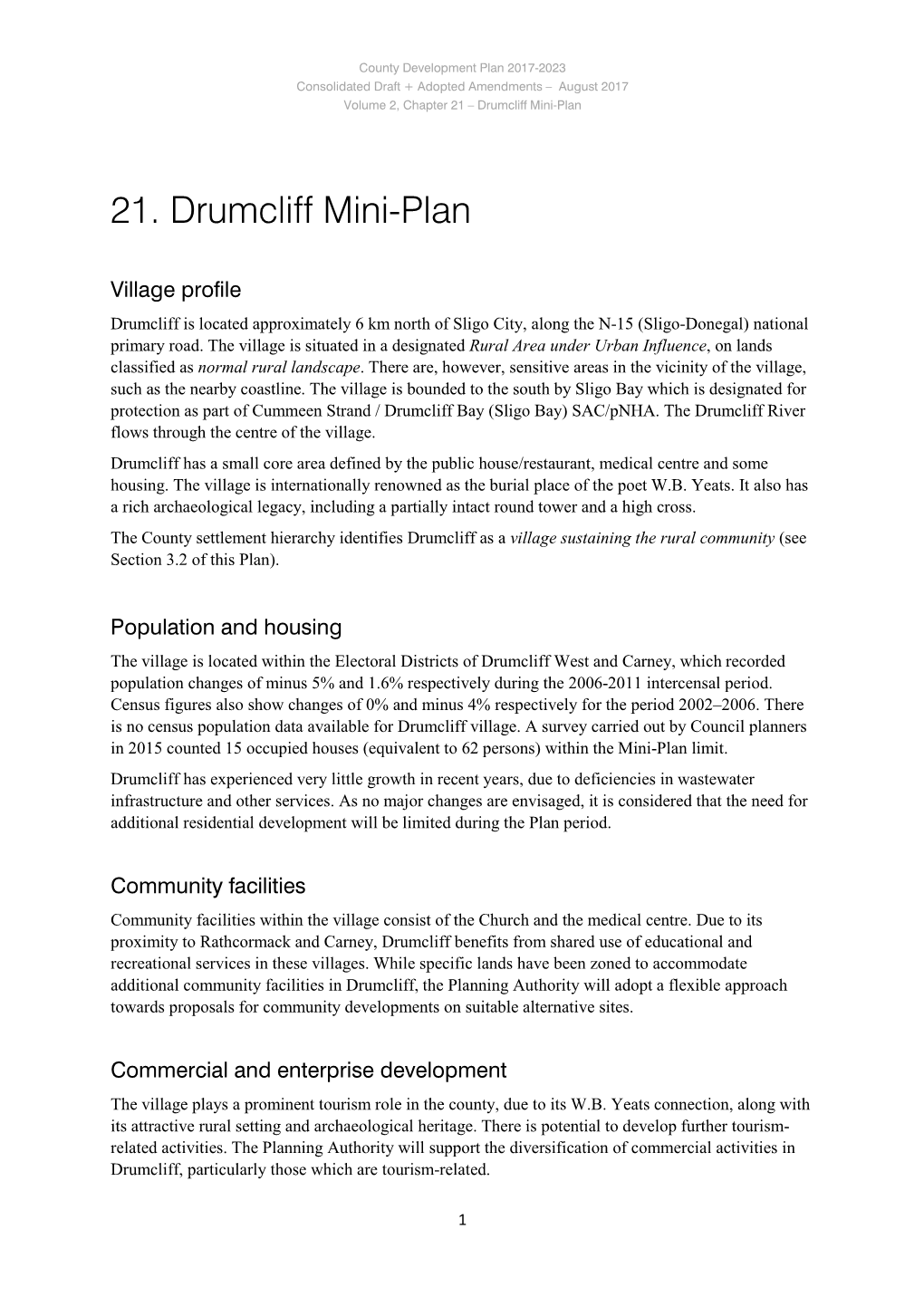 21. Drumcliff Mini-Plan