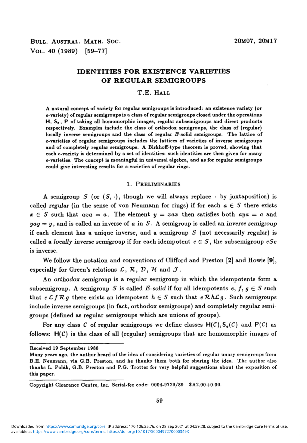 Identities for Existence Varieties of Regular Semigroups