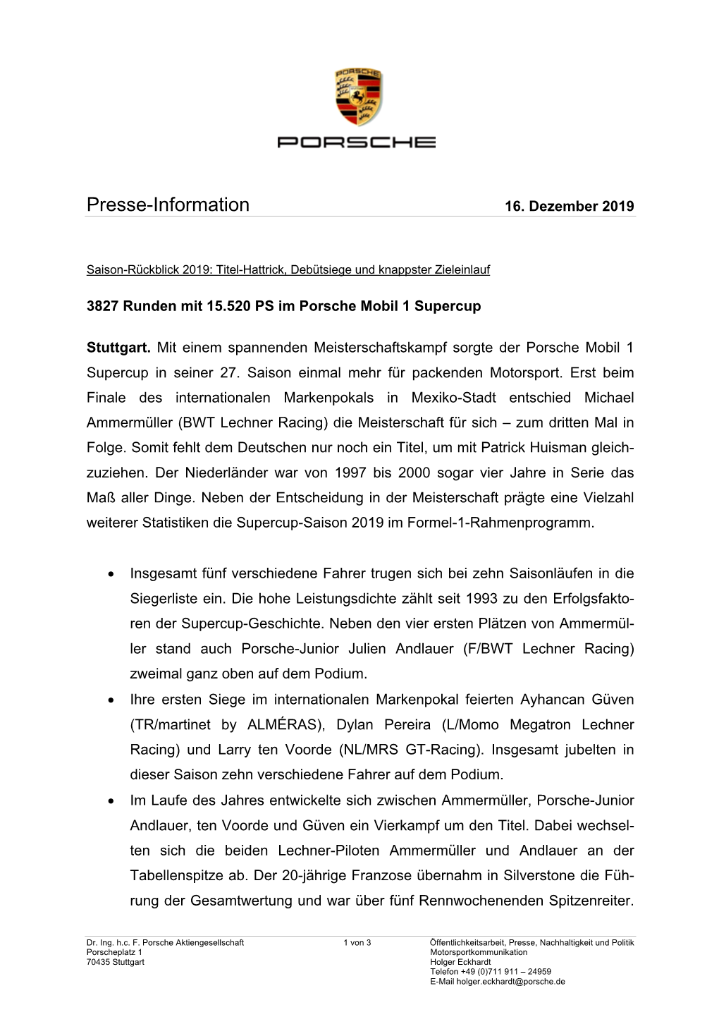 Presse-Information 16