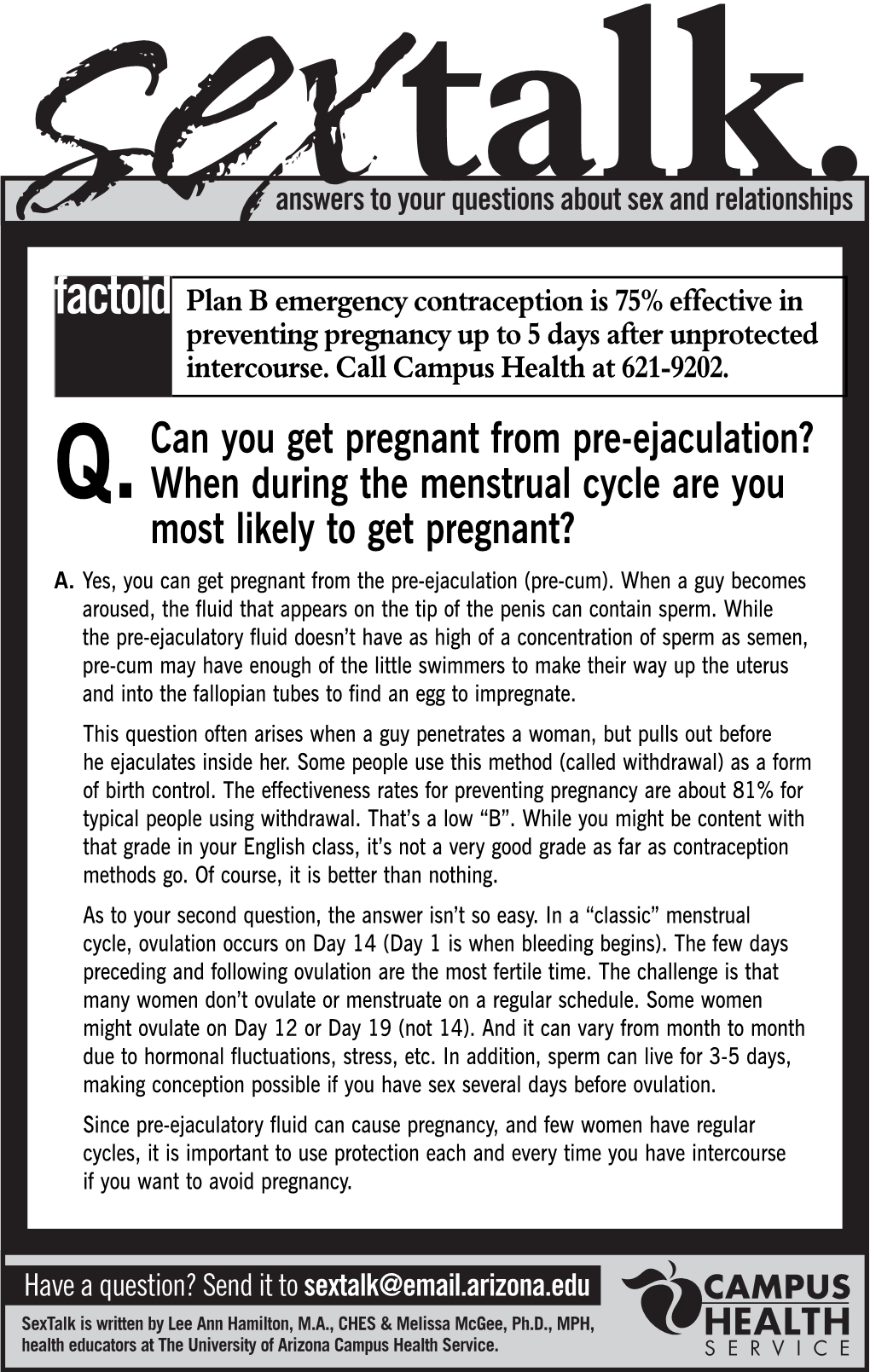 Q.Can You Get Pregnant from Pre-Ejaculation? When During The