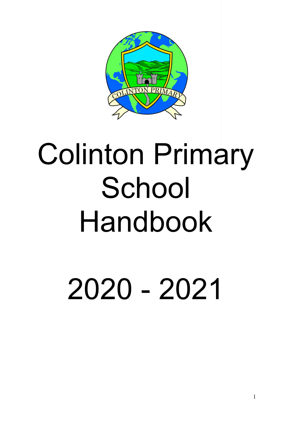 Colinton Primary School Handbook 2020-2021