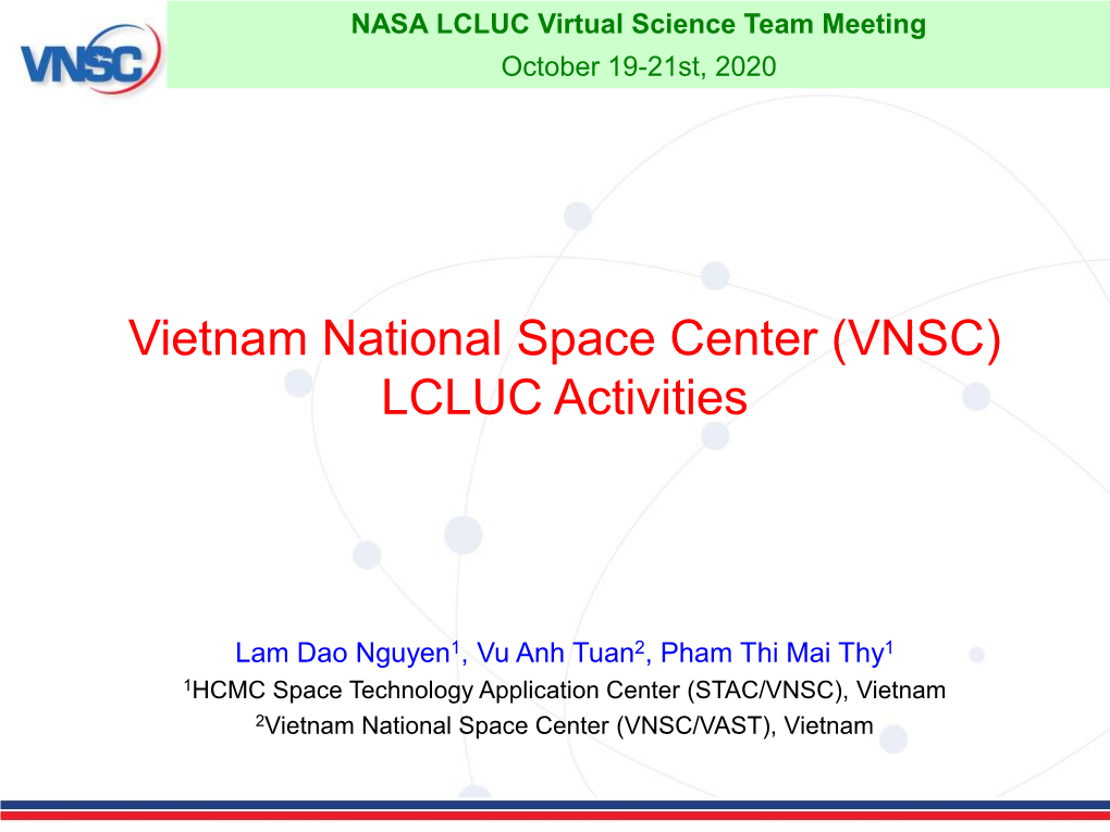 (VNSC) LCLUC Activities