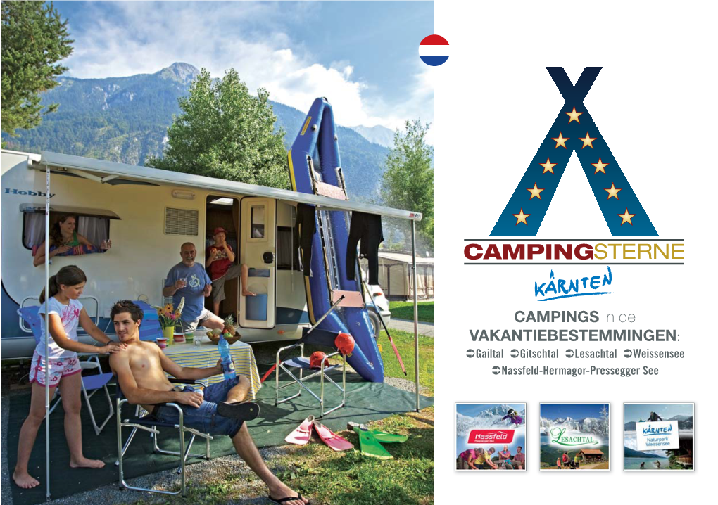 CAMPINGS in De VAKANTIEBESTEMMINGEN