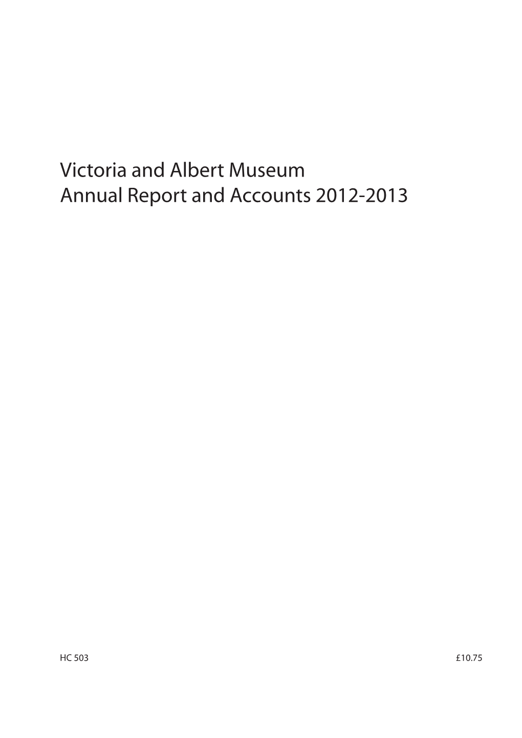 Annual Report & Accounts 2012