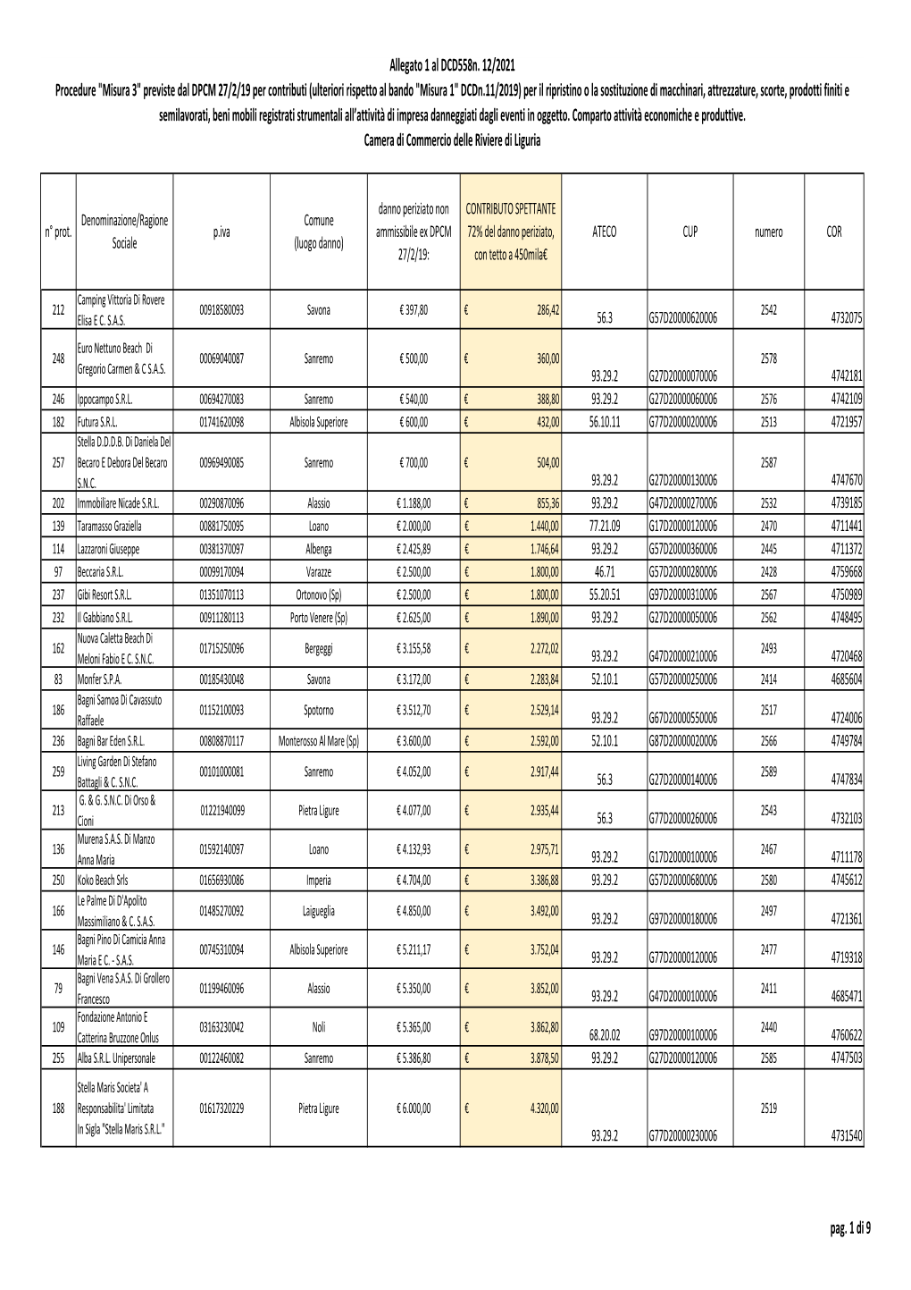 DCD558 12 Allegato 1