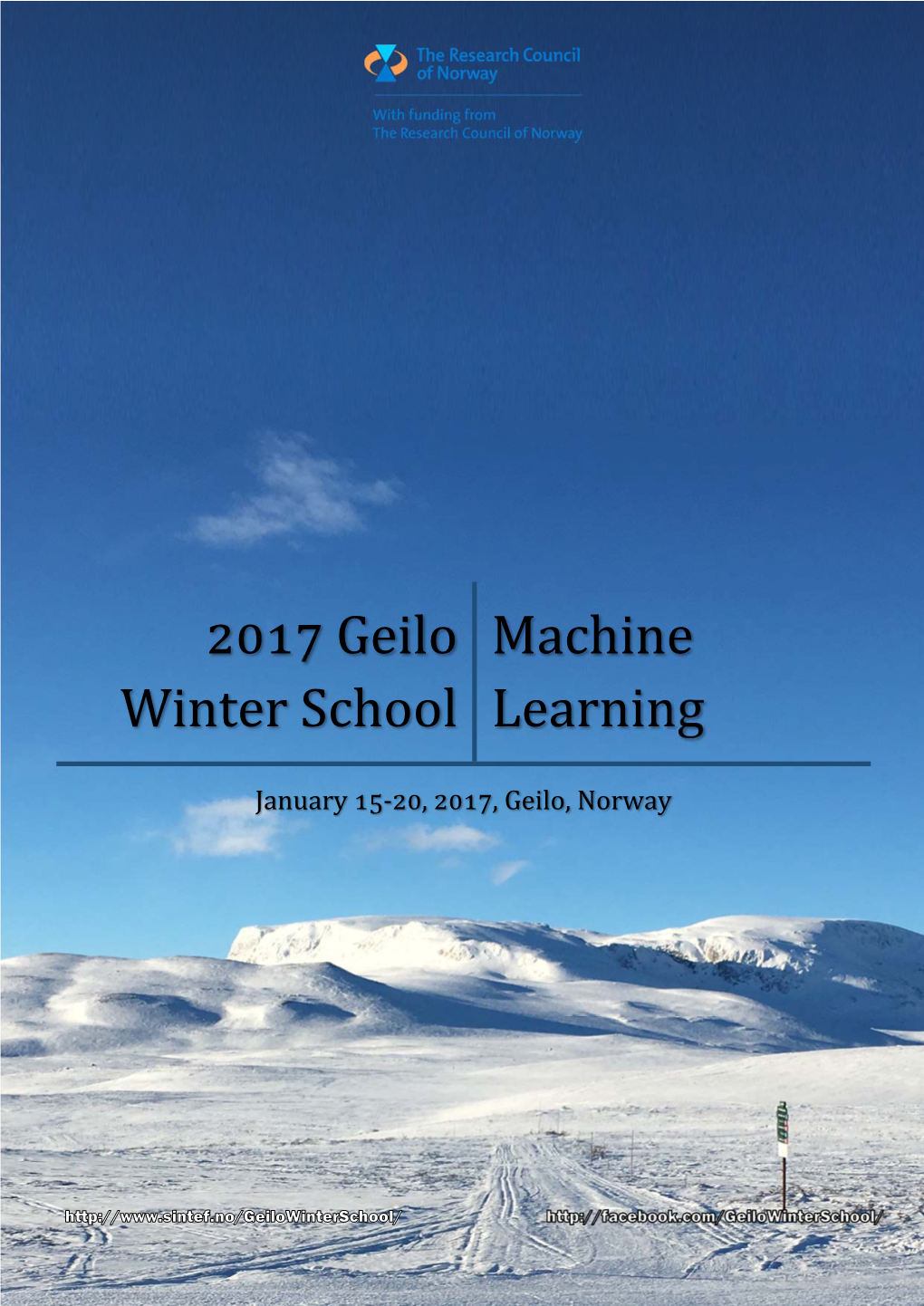 Geilo Winter School Machine Learning