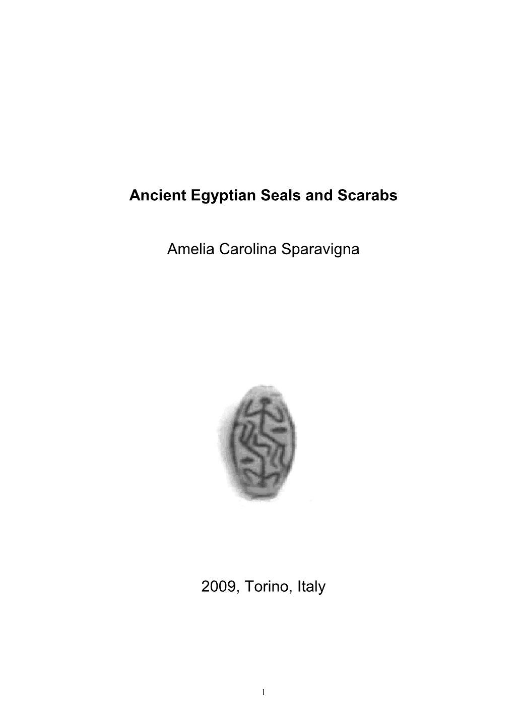 Ancient Egyptian Seals and Scarabs