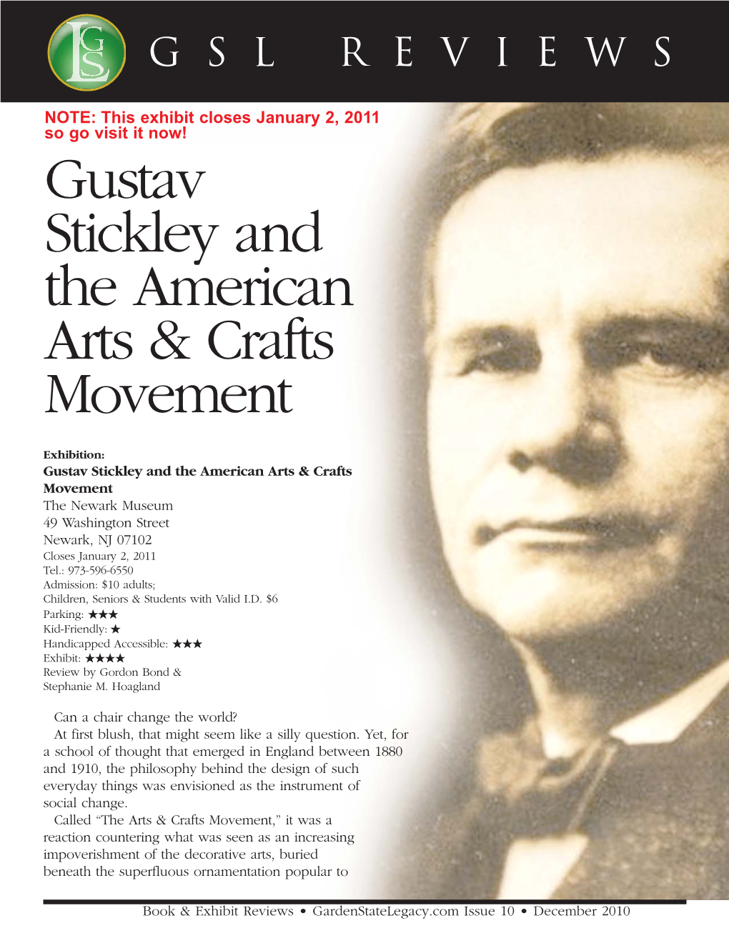 Gustav Stickley and the American Arts & Crafts Movement