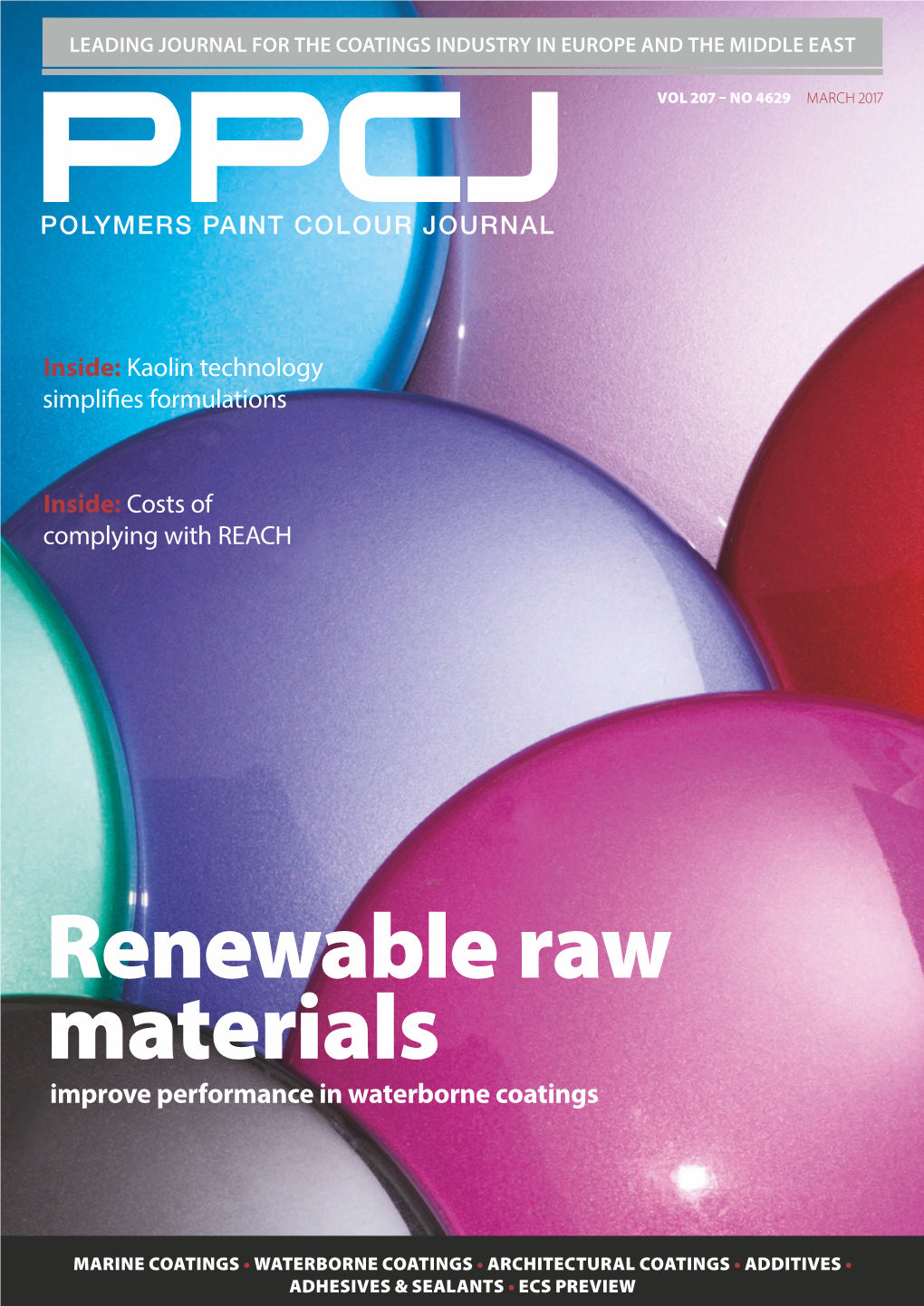 Renewable Raw Materials Improve Performance in Waterborne Coatings