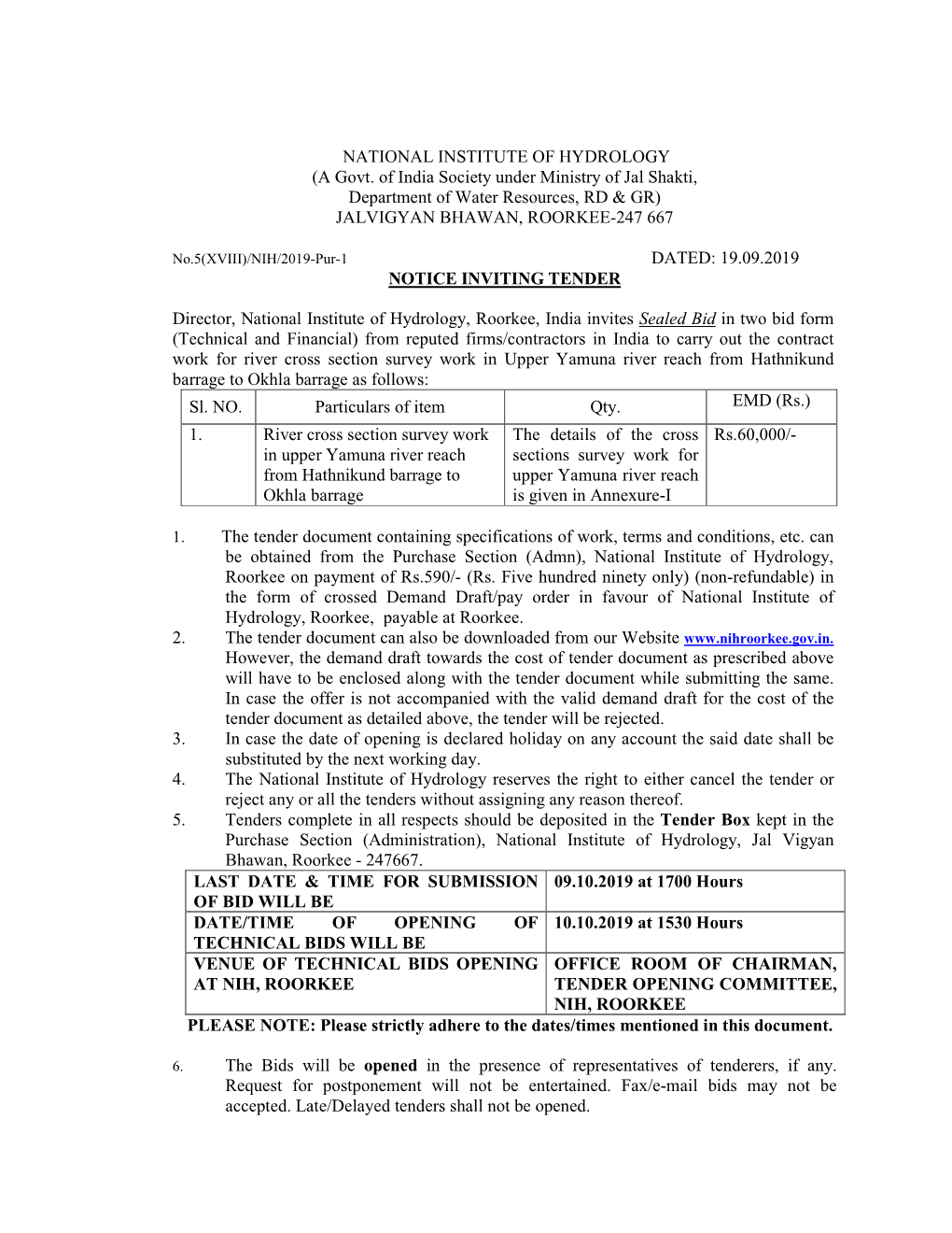 Tender Document Eflow Yamuna 16 9 2019.Pdf