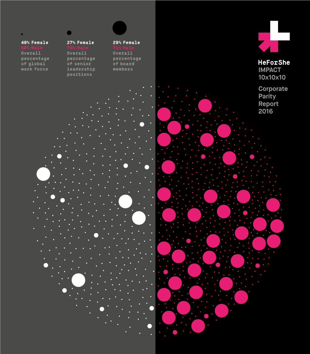 Heforshe IMPACT 10X10x10: Corporate Parity Report 2016