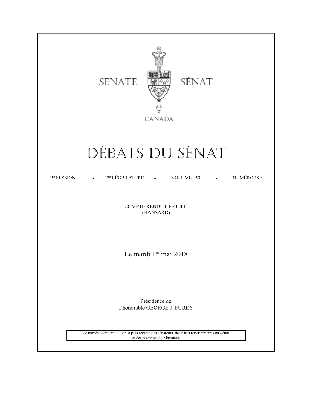 Débats Du Sénat