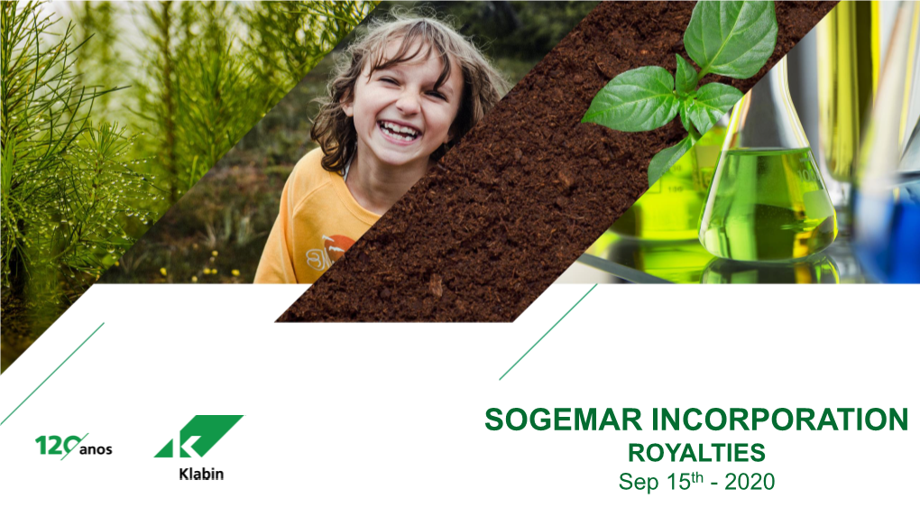 Incorporation of Sogemar and Klabin Brands Value Generation, Transparency in the Process and Improvement of Corporate Governance