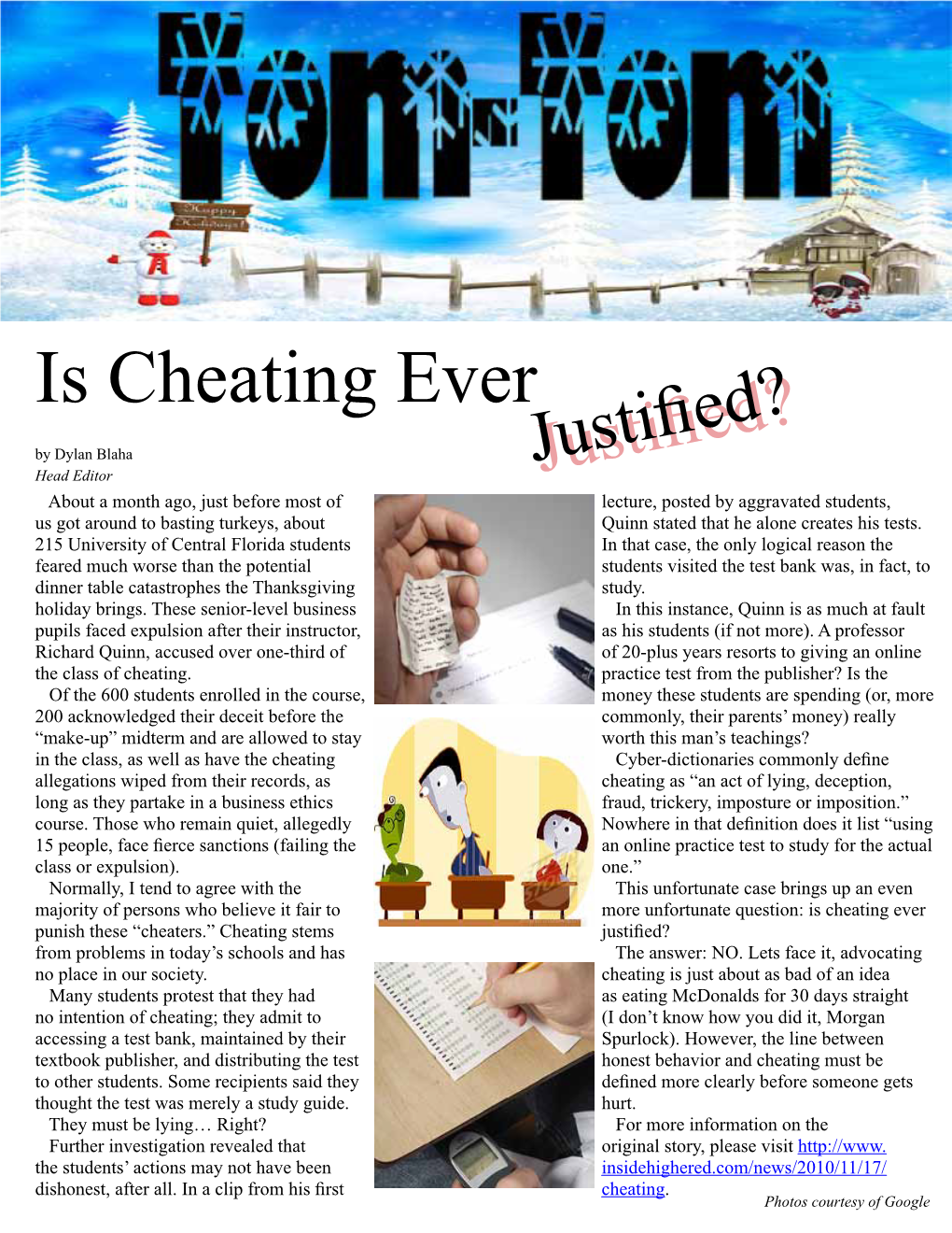 Is Cheating Ever