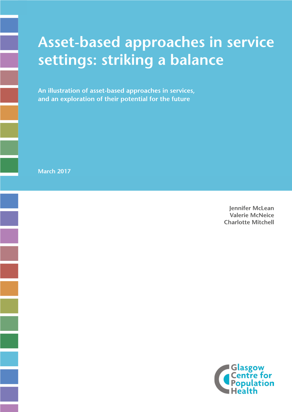 Asset-Based Approaches in Service Settings: Striking a Balance