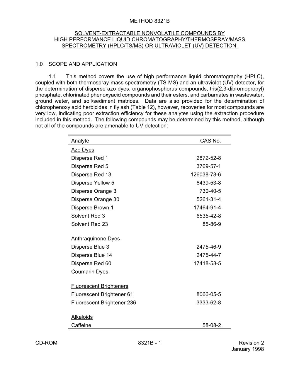 EPA Method 8321B