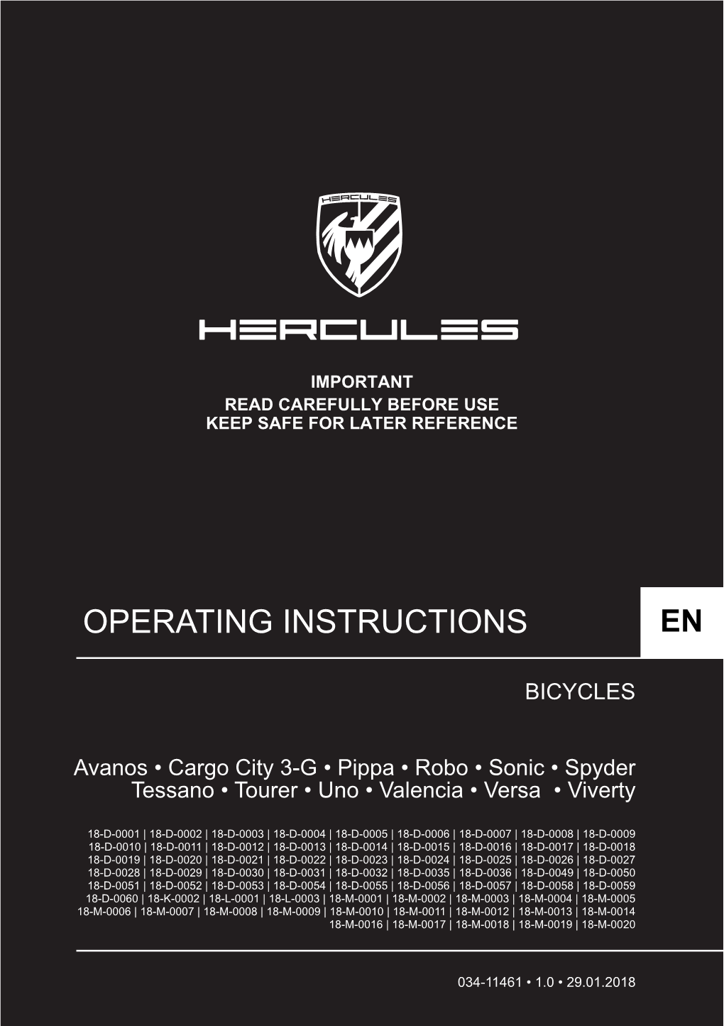 HERCULES Bicycles 2018