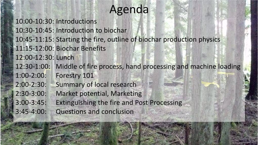 Biochar Presentation from June 30, 2018 Workshop