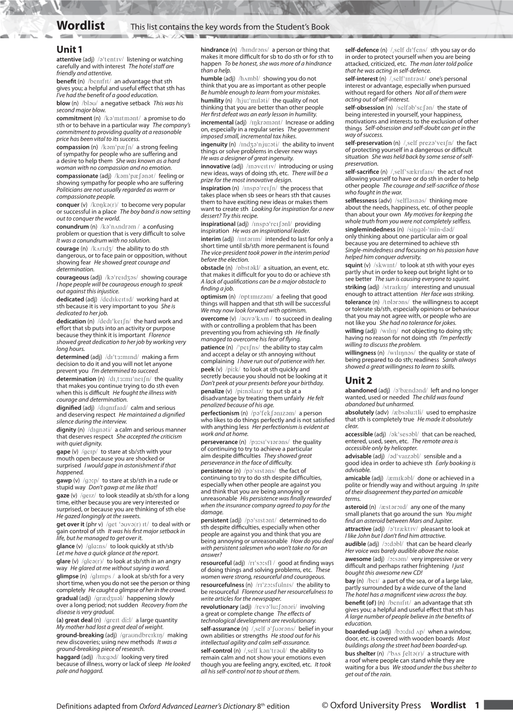 Upper-Intermediate Wordlist (PDF 1.3MB)
