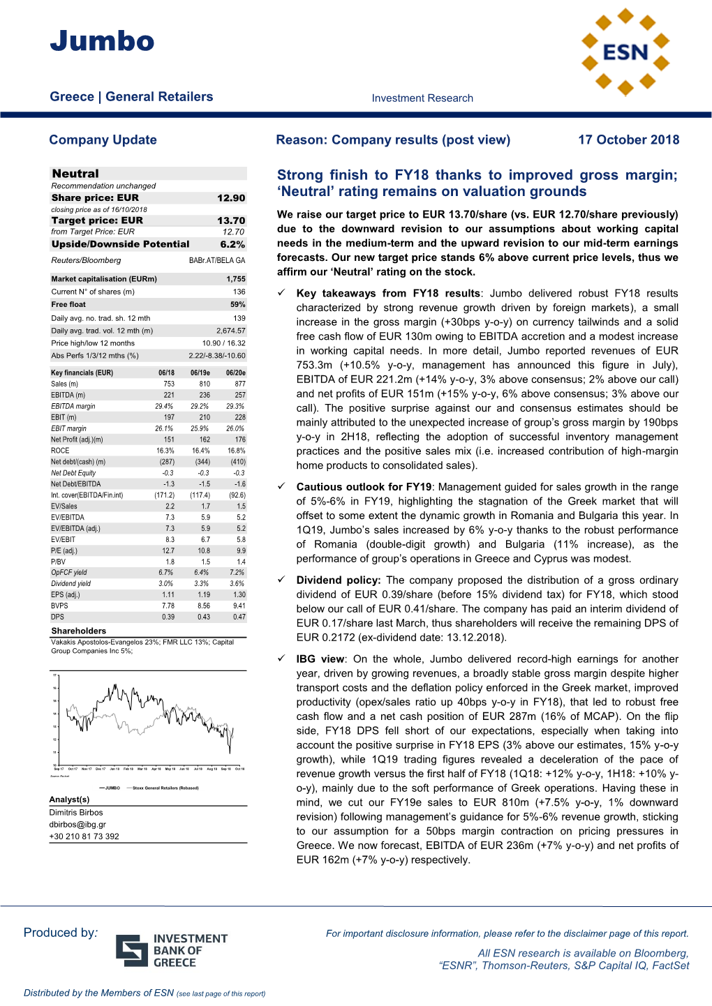 Strong Finish to FY18 Thanks to Improved Gross Margin