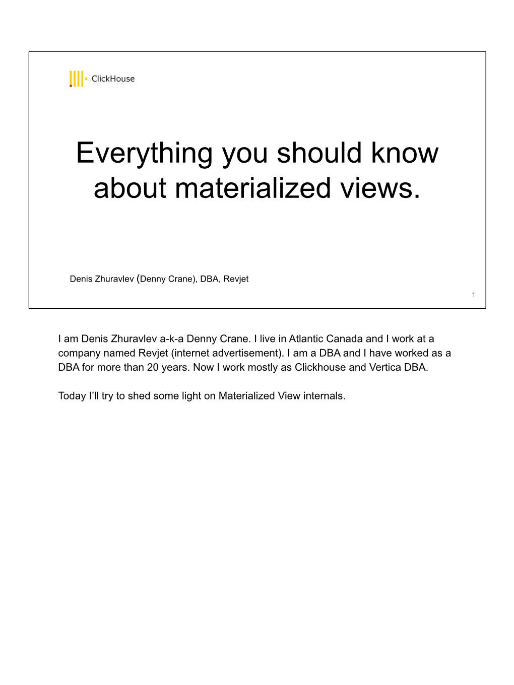 Everything You Should Know About Materialized Views