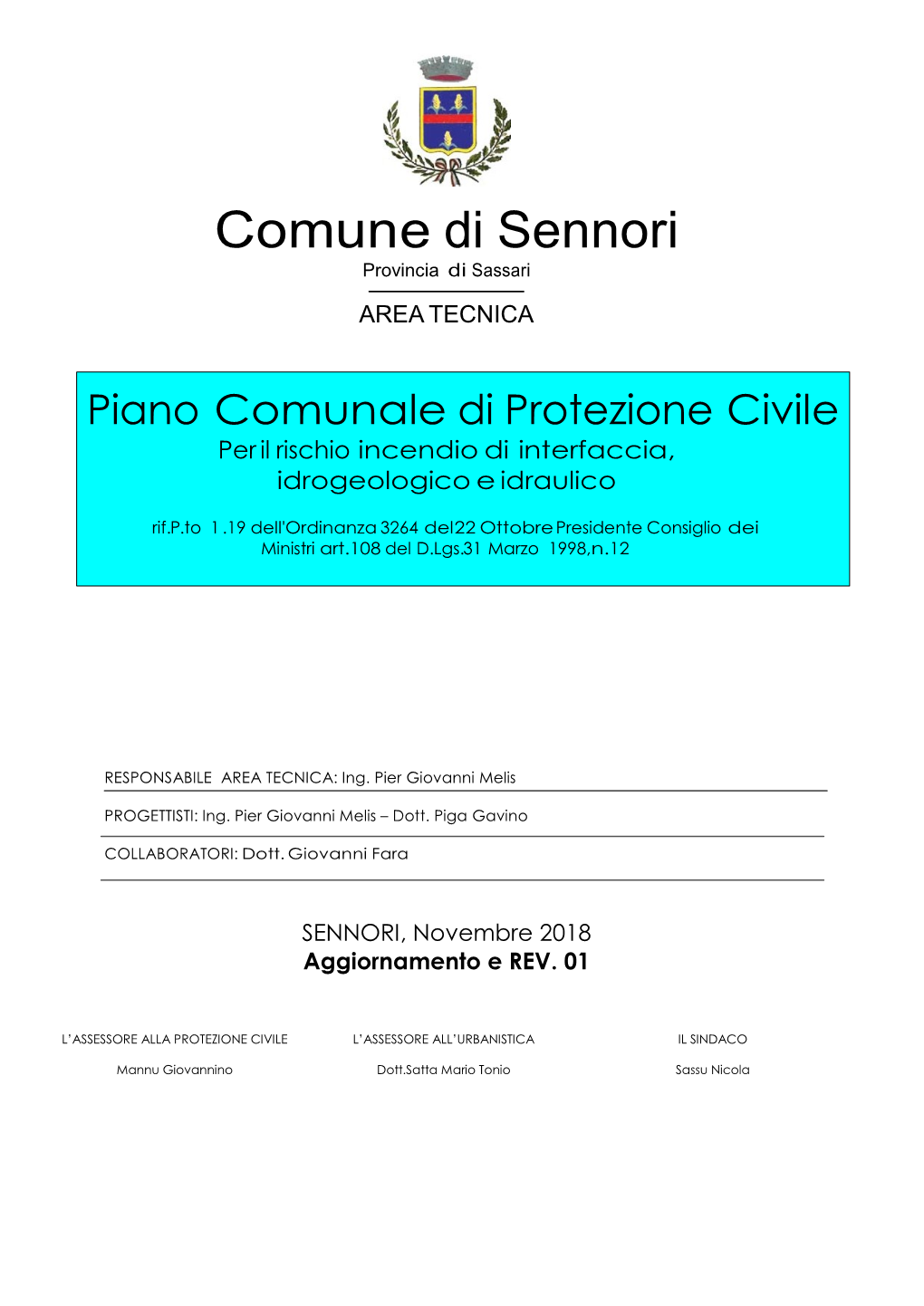 Piano Protezione Civile