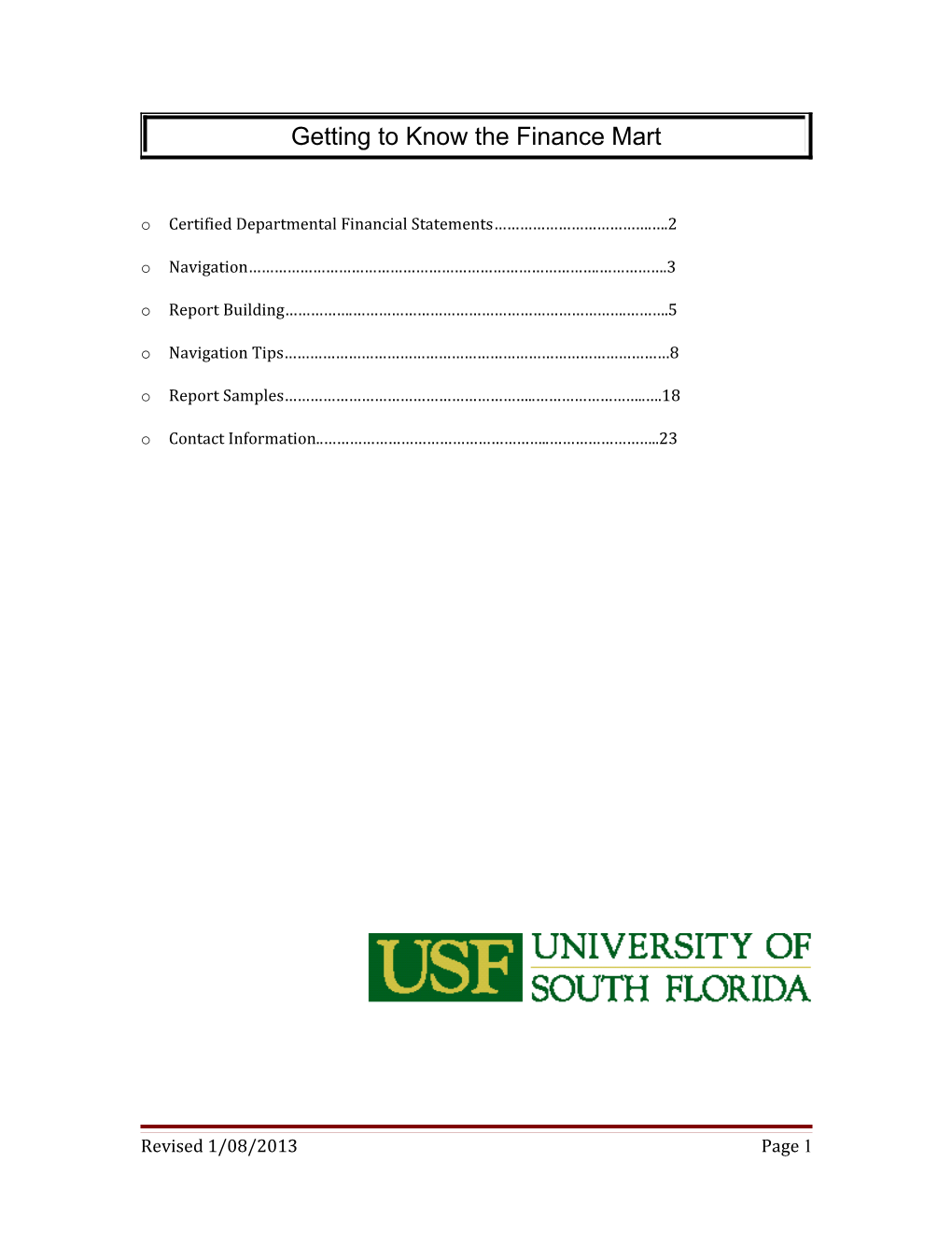 Accessing the USF Portal