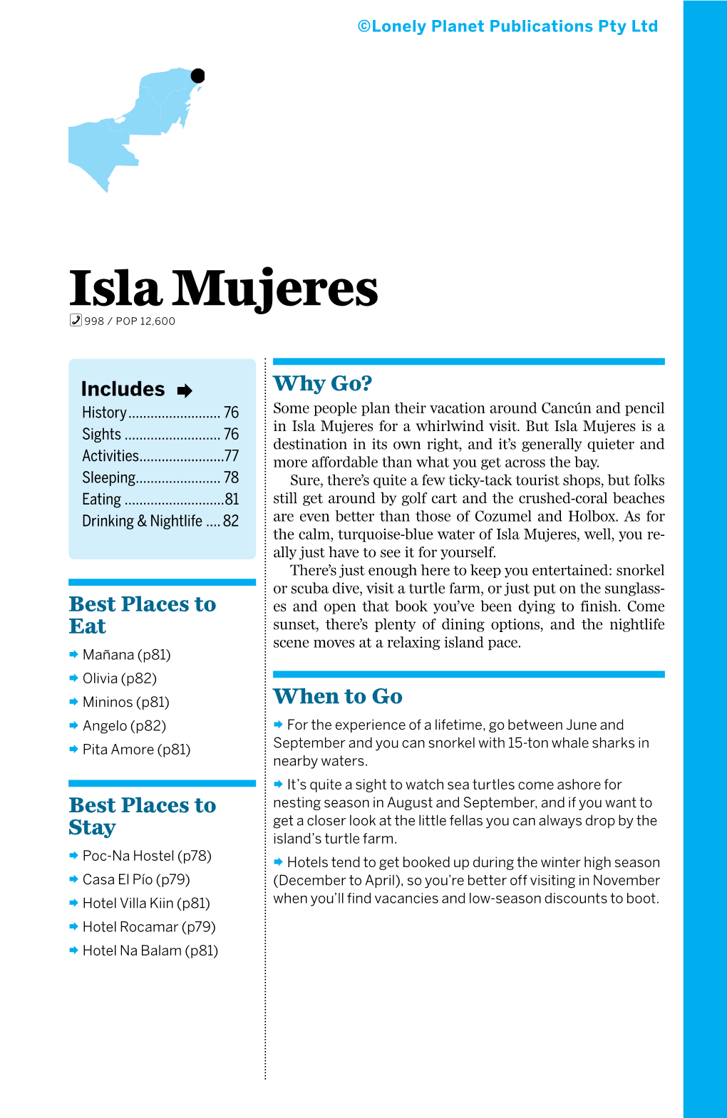 Isla Mujeres for a Whirlwind Visit