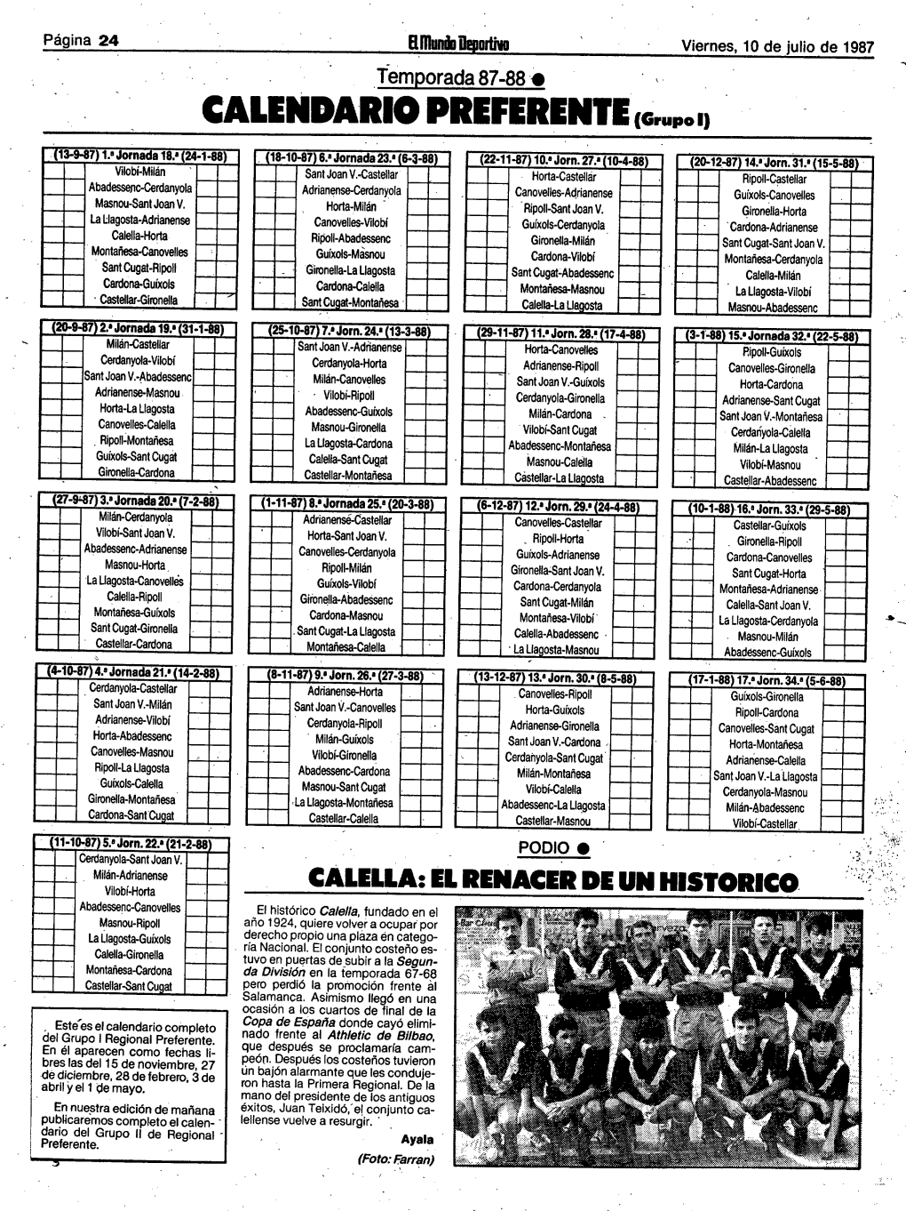 1As-I CALENDARIO PREFERENTE(Rupo,