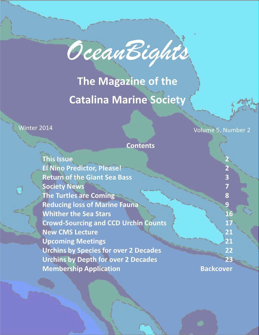 The Magazine of the Catalina Marine Society